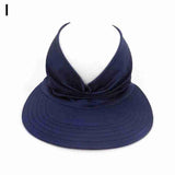 New Hat Women Summer Sun Visor Hat Women Girls Anti-UV Elastic Hollow Top Hat Outdoor Sun Hat Summer Hat Visor Caps For Ladies
