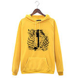 Women's Harajuku Streetwear Gothic Skull Print Pullover Punk Style Sweatshirt Oversized Hoodie Ladies Retro Hoodie clothes