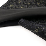 Black Dress Lace Patchwork Elegant for Women Party Sheer Sleeves Slim See Through Mermaid Large Size Lady Homecoming Robes Gowns Pbong  mid size graduation outfit romantic style teen swag clean girl ideas 90s latina aesthetic
