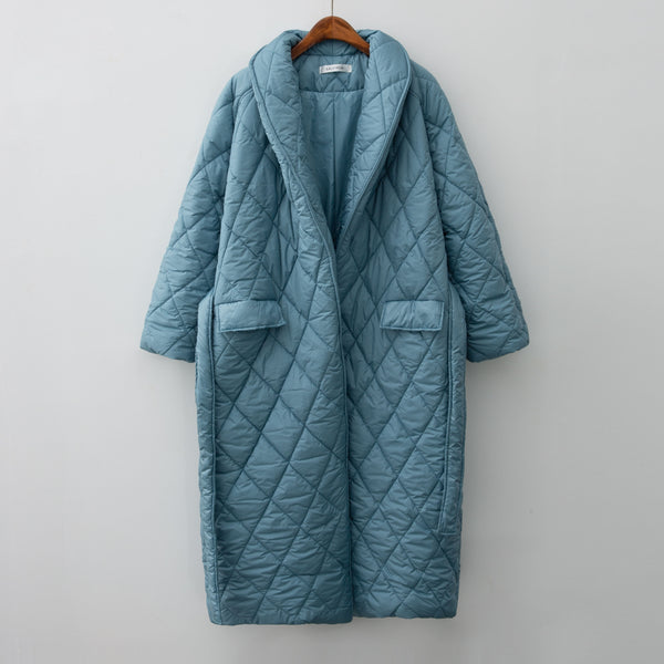 Autumn Winter Fashion Women Puffer Coat oversized Maxi Robe Long parka ...