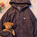 Summer Harajuku Butterfly Hoodie With Zipper Women Sweatshirt  Spring Oversized Hoodies Outerwear Plus Size