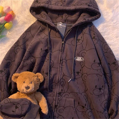 Summer Harajuku Butterfly Hoodie With Zipper Women Sweatshirt  Spring Oversized Hoodies Outerwear Plus Size