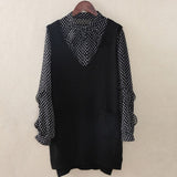 Long Knitted Vest Women V-neck Solid Polly Pocket Plus Size Sleeveless Vest Pullover Gilet Femme Korean Casual Female Vest 4XL