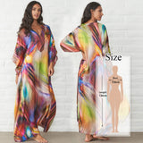 Pbong mid size graduation outfit romantic style teen swag clean girl ideas 90s latina aestheticMoroccan Kaftan Bohemian Printed Summer Dress Long Tunic Women Plus Size Beach Wear Swim Suit Cover Up Robe de plage