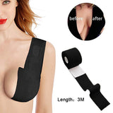 pbong 1 Roll Women Push Up Bras For Self Adhesive Silicone Breast Stickers Strapless Body Invisible Bra DIY Breast Lift Up Boob Tape