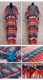 Pbong mid size graduation outfit romantic style teen swag clean girl ideas 90s latina aestheticMoroccan Kaftan Bohemian Printed Summer Dress Long Tunic Women Plus Size Beach Wear Swim Suit Cover Up Robe de plage