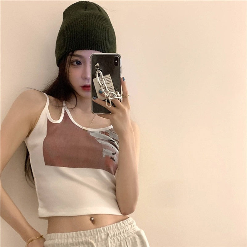 Y2k Crop Tops Ladies Korean Blouse Woman New Collection Summer Short Sleeve Short Tshirts Elegant Korean Style 2 Piece Set