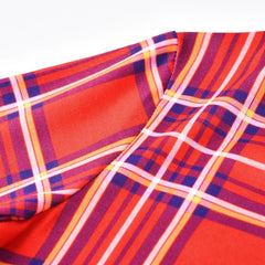 New Year Family Matching Clothes Christmas Mother Daughter Dresses Mommy And Me Plaid Mom Dress Kids Child Outfit Autumn
