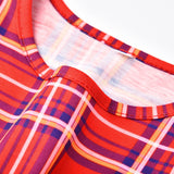 New Year Family Matching Clothes Christmas Mother Daughter Dresses Mommy And Me Plaid Mom Dress Kids Child Outfit Autumn