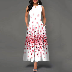 Pbong mid size graduation outfit romantic style teen swag clean girl ideas 90s latina aesthetic Women New Loose Floral Vintage Hole Ruffles Befree Dress Large Big Summer Camis Party Elegant Maxi Dresses Plus Sizes