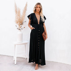 Sexy Bikini Cover-ups Long White Tunic Casual Summer Beach Dress Elegant Women Clothes Beach Wear Swim Suit Cover Up Q1208