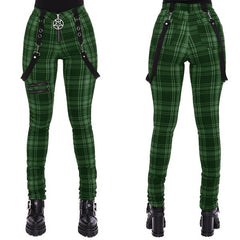 Plaid Pants Women High Waist Y2k Punk Pant Summer Spring  Streetwear Woman Fashion Slin Fit Patchwork Zipper Gothic PantsPbong mid size graduation outfit romantic style teen swag clean girl ideas 90s latina aesthetic