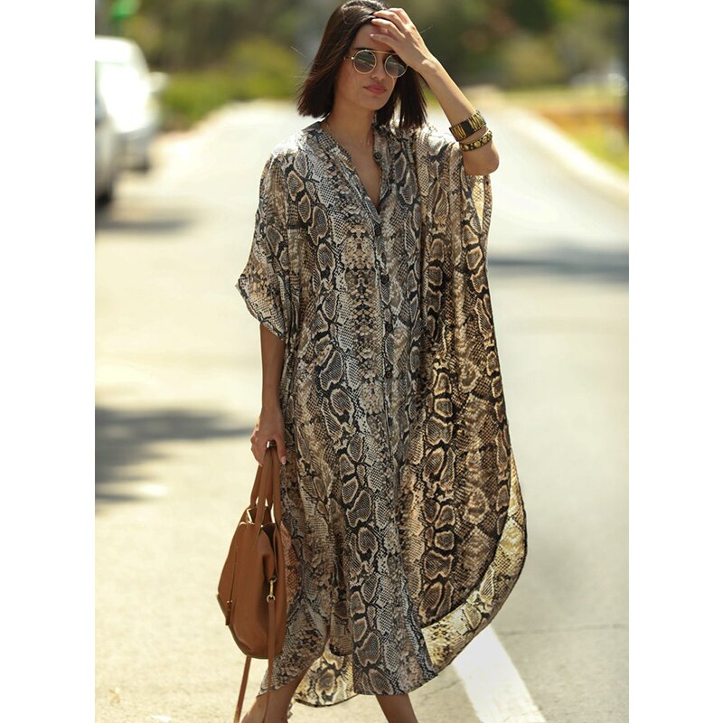 Casual Bikini Cover-ups Blue Tunic Sexy Striped Front Open Summer Beach Dress Elegant Women Beach Wear Swim Suit Cover Up  Pbong mid size graduation outfit romantic style teen swag clean girl ideas 90s latina aesthetic