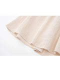 Lightweight Loose Home Sleeveless Women's Dress Elegant Daily Beige Cotton Comfortable Lady Dress