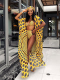 Pbong mid size graduation outfit romantic style teen swag clean girl ideas 90s latina aesthetic3Pcs Sexy Bikini Set Boho Print High Waist Beachwear Bikinis Cover-ups Kimono Biquini Swimsuit Swimwear Women Bathing Suit B926