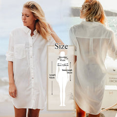 Beach Cover up  White Tunic Woman Bikini Cover-ups Bathing Suit Women Beachwear Swimsuit Cover up Sarong pareo plage Pbong mid size graduation outfit romantic style teen swag clean girl ideas 90s latina aesthetic