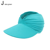 New Hat Women Summer Sun Visor Hat Women Girls Anti-UV Elastic Hollow Top Hat Outdoor Sun Hat Summer Hat Visor Caps For Ladies