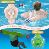 Pbong New Upgrades Baby Swimming Float Inflatable Infant Floating Kids Swim Pool Accessories Circle Bathing Summer Toys Toddler Rings