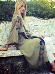 Pbong mid size graduation outfit romantic style teen swag clean girl ideas 90s latina aesthetic freaknik tomboy swaggy going out classiEmbroidery Kaftan Beach Tunic Beach Cover up Saida de Praia Swimsuit Women Bikini cover up Pareo Sarong Beachwear