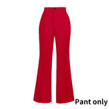 Pbong mid size graduation outfit romantic style teen swag clean girl ideas 90s latina aestheticWomen Pants High Waist Pink Elegant Wide Leg Trousers with Elastic Band Female African Fashion Casual Office Business Outfit New