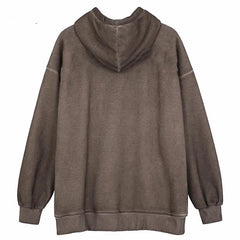 Hip Hop Streetwear Women Angel Dark Print Harajuku Hooded Jacket Sweatshirts  Autumn Punk Zipper Y2k Tops Coat Goth Outwear