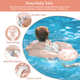 Pbong New Upgrades Baby Swimming Float Inflatable Infant Floating Kids Swim Pool Accessories Circle Bathing Summer Toys Toddler Rings