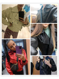 New Arrival Winter Autumn Women&#39;s Leather Wallet Campera Chaqueta Cuero Mujer Modis Coat Women Veste Cuir De Couro