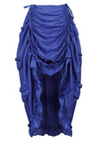 Pbong mid size graduation outfit romantic style teen swag clean girl ideas 90s latina aestheticSteampunk Women Skirts Gothic Irregular Shirring Pleated Party Maxi Long Skirt High Low Costumes Punk Sexy Corset Plus Size Red