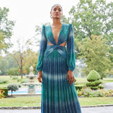 Pbong mid size graduation outfit romantic style teen swag clean girl ideas 90s latina aestheticSexy V-Neck Backless Hollow Out Dress Summer Women Lantern Sleeve Club Party Long Maxi Dresses Tunic Beach Cover Up A916