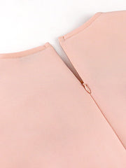 Women Pink Dress Party Ruffle Stylish Occasion Celebrate Sleveless Mesh Patchwork Elegant Slim Summer Homecoming Robe Gowns Pbong mid size graduation outfit romantic style teen swag clean girl ideas 90s latina aesthetic