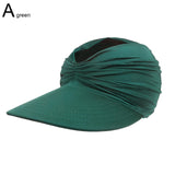 New Hat Women Summer Sun Visor Hat Women Girls Anti-UV Elastic Hollow Top Hat Outdoor Sun Hat Summer Hat Visor Caps For Ladies