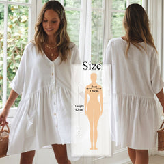 Beach Cover up  White Tunic Woman Bikini Cover-ups Bathing Suit Women Beachwear Swimsuit Cover up Sarong pareo plage Pbong mid size graduation outfit romantic style teen swag clean girl ideas 90s latina aesthetic