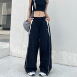 Casual Baggy Sweatpants Women Korean Harajuku Oversize Wide Leg Cargo Pants Joggers Hip Hop Streetwear Female Trousers