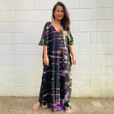 Bohemian Striped Print Women Beach Dress Bathing Suit Cover Up Summer Tunic For Woman Beachwear Robe de plage Kaftan Pbong  mid size graduation outfit romantic style teen swag clean girl ideas 90s latina aesthetic
