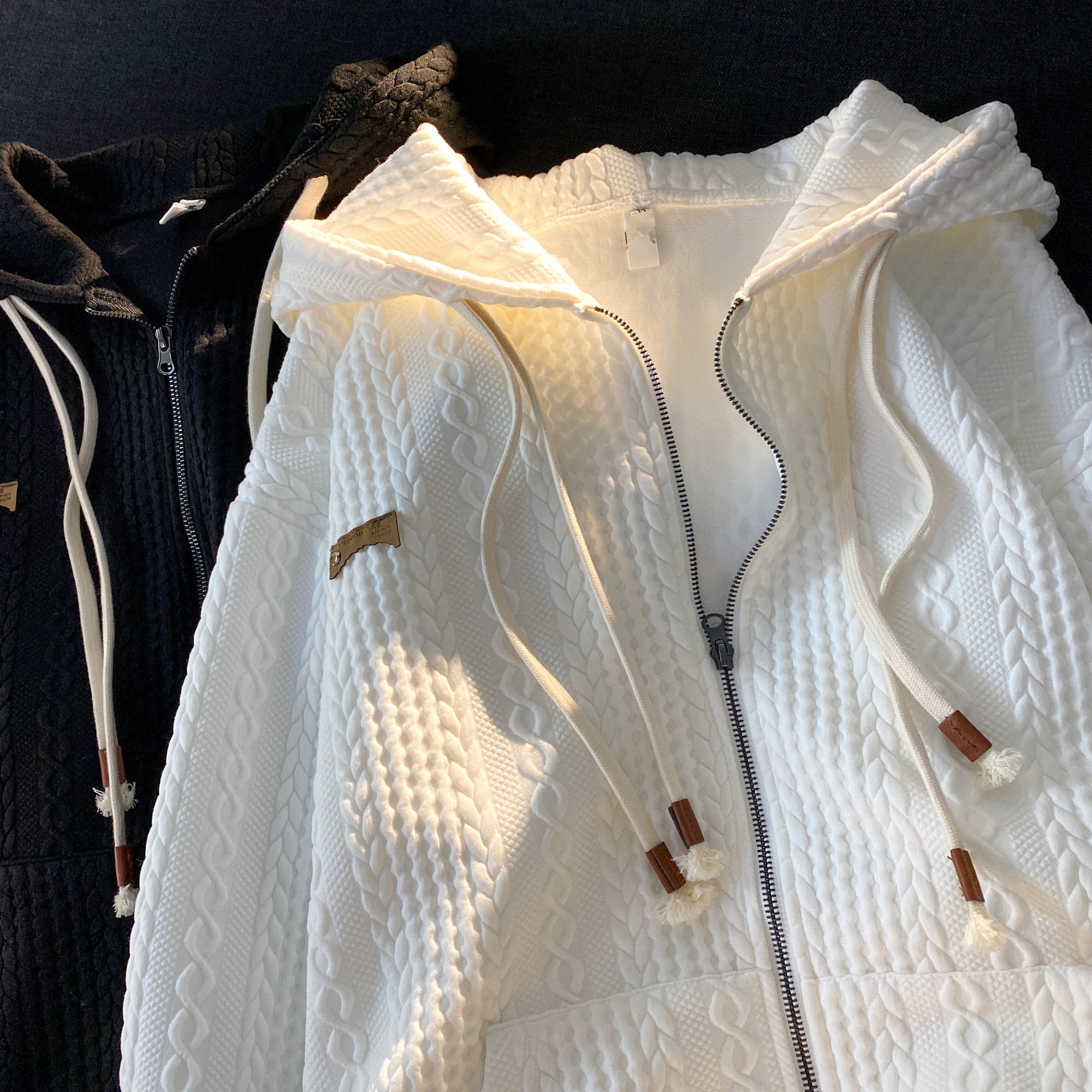 Loose Zip Up Hoodies with Pocket Vintage Zipper Hooded Sweatshirts Women Streetwear Long Sleeve Cardigan y2k Top Cloth Female