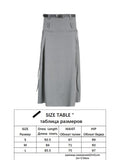 Safari Style Tassel A-Line Skirt With Sashes Casual Streetwear Pockets Low-Waisted Maxi Skirts Women Autumn Winter