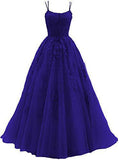 Spaghetti Strap Evening Dress Sexy Backless Party Prom Dress Candy Color High Waist Ball Gown Lace Vestido De Festa Sukienki