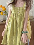 Soft Kawaii Lolita Dress Women Japanese Sweet School Student Flying Sleeve Short Dresses  Summer Sundress Girls