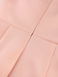 Women Pink Dress Party Ruffle Stylish Occasion Celebrate Sleveless Mesh Patchwork Elegant Slim Summer Homecoming Robe Gowns Pbong mid size graduation outfit romantic style teen swag clean girl ideas 90s latina aesthetic