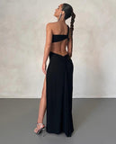 Women's Solid Breast Wrap Neck Maxi Dress Long Backless Elegant Casual Fashion Streetwear Party Wear Lady Vestidos