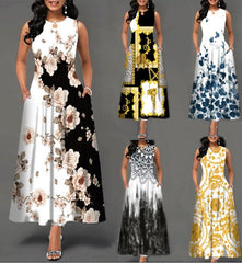 Pbong mid size graduation outfit romantic style teen swag clean girl ideas 90s latina aesthetic Women New Loose Floral Vintage Hole Ruffles Befree Dress Large Big Summer Camis Party Elegant Maxi Dresses Plus Sizes