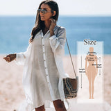 Beach Cover up  White Tunic Woman Bikini Cover-ups Bathing Suit Women Beachwear Swimsuit Cover up Sarong pareo plage Pbong mid size graduation outfit romantic style teen swag clean girl ideas 90s latina aesthetic