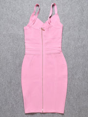 Pbong mid size graduation outfit romantic style teen swag clean girl ideas 90s latina aestheticFashion Pink Sexy HL Bandage Dresses Women Spaghetti Strap Belt Sashes Green White V Neck Party Club Vestidos Bodycon