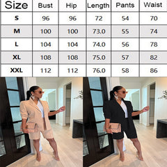 Pbong  spring and summer fashion women's suit suit jacket shorts two-piece casual suit