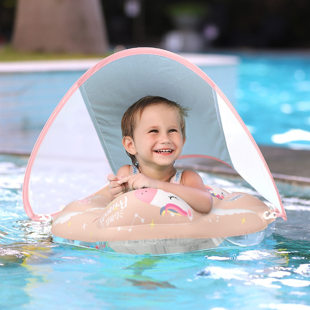 Pbong New Upgrades Baby Swimming Float Inflatable Infant Floating Kids Swim Pool Accessories Circle Bathing Summer Toys Toddler Rings