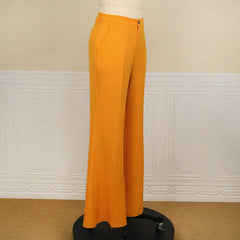 Pbong  mid size graduation outfit romantic style teen swag clean girl ideas 90s latina aestheticWomen Trousers Long Wide Leg Pants Female High Waist Elegant Office Ladies Autumn Work Wear African Female Fashion Pantalones