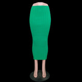 Summer Knit Long Skirt Women Sexy Holiday Party Beach Cove-Up Midi Skirts Dropped Waist See Through Wrap White Maxi Skirt