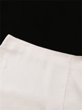 Summer High Split Long Skirts Fashion Slim Patchwork Elegant Vintage High Waist Summer Y2k Women's Maxi Skirts High Waist