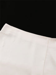 Summer High Split Long Skirts Fashion Slim Patchwork Elegant Vintage High Waist Summer Y2k Women's Maxi Skirts High Waist