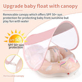 Pbong New Upgrades Baby Swimming Float Inflatable Infant Floating Kids Swim Pool Accessories Circle Bathing Summer Toys Toddler Rings
